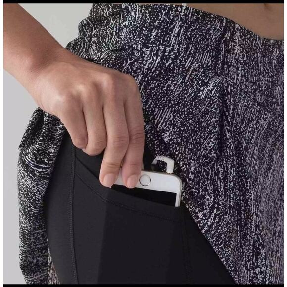 Lululemon Lost in Pace Skirt, Gray, size 10 - Picture 3 of 7